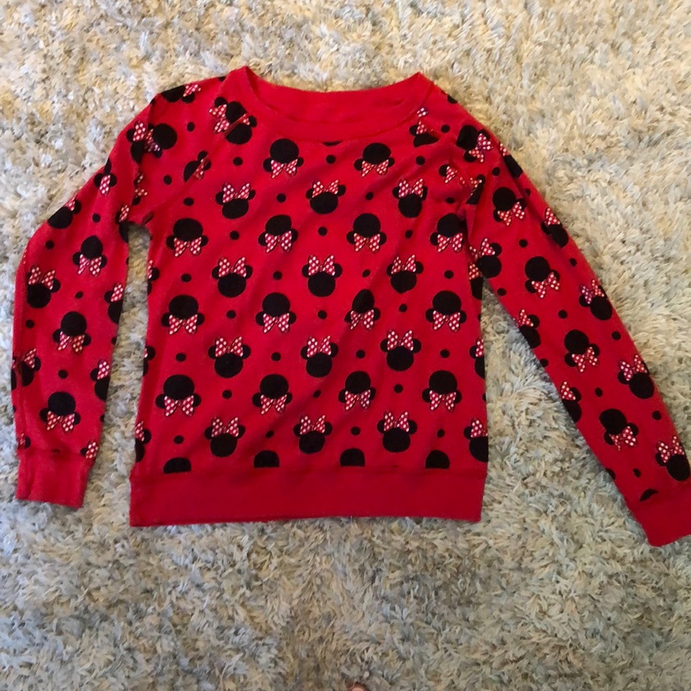 REVERSABLE Minnie Mouse long sleeve T-shirt